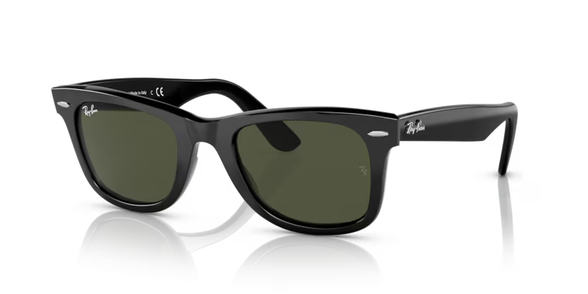 Ray-Ban Original Wayfarer Bio-Based 0RB2140 1358/31 Black Green Güneş Gözlüğü