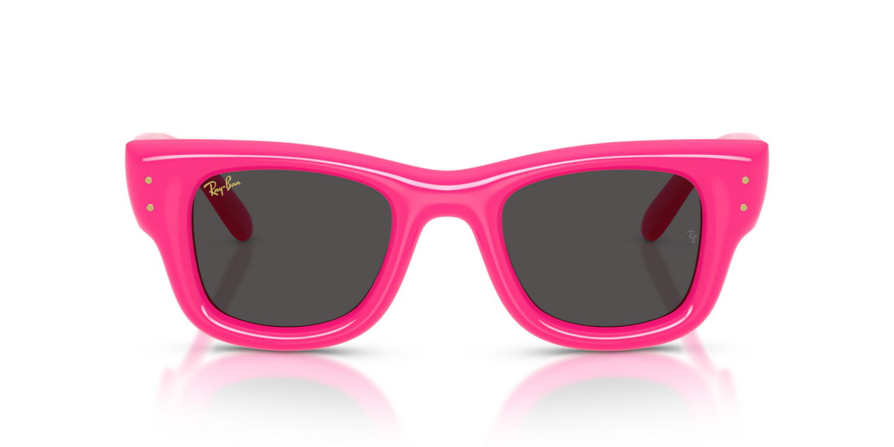 Ray-Ban Wayfarer Puffer A$AP Rocky Özel Seri Güneş Gözlüğü RB4940 683287 Fucsia Ultra Black 47 Ekartman