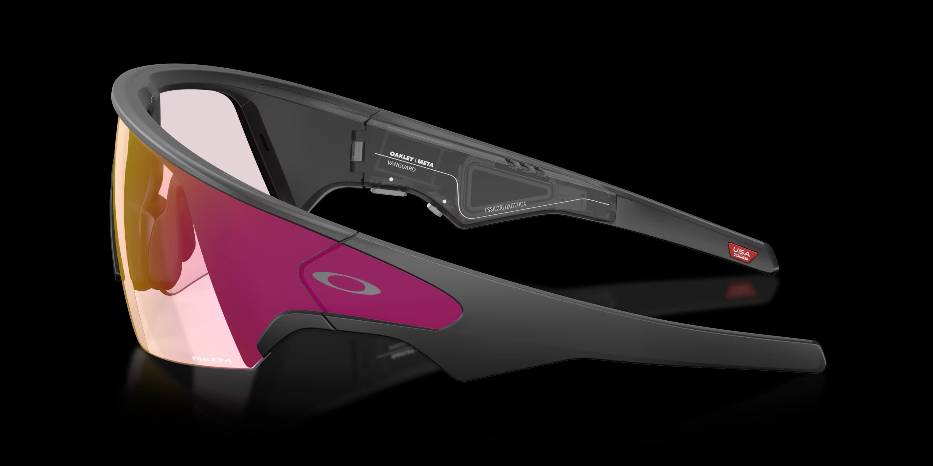 Oakley Meta Vanguard AI Gözlük Black Prizm Transitions® Ember