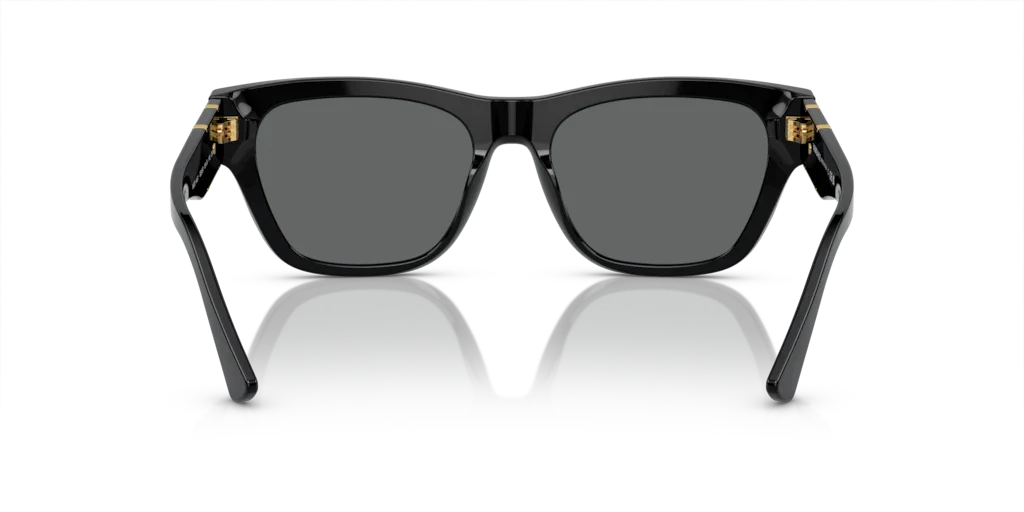 Versace MACY'S Black Dark Gray Sunglasses