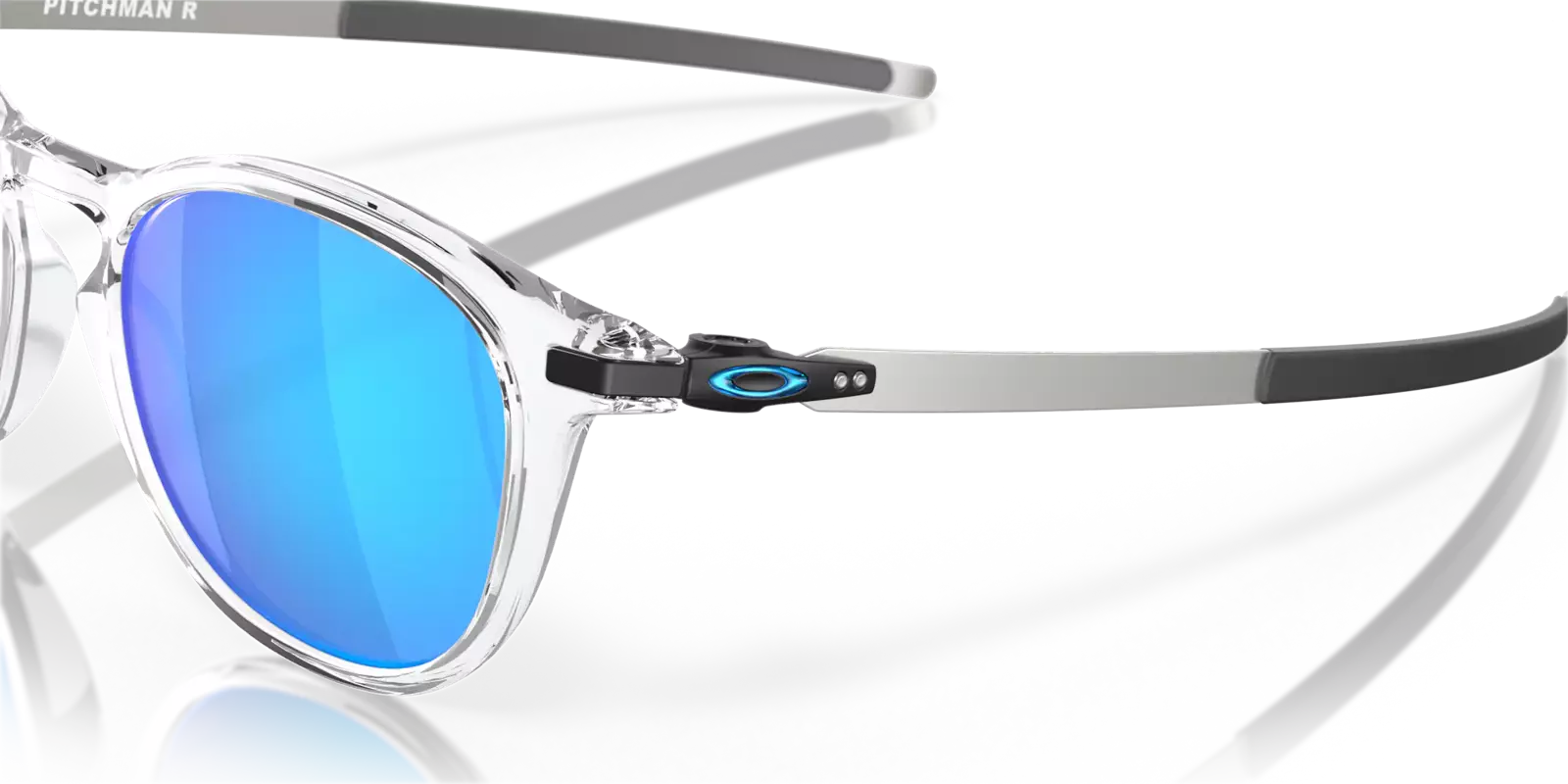 Oakley Pitchman R Polished Clear Prizm Sapphire