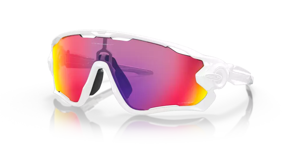 ウェア OAKLEY JAWBREAKREER polished white Oakley Jawbreaker 929055 Polished White Prizm Road