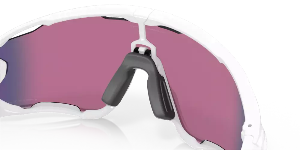 Oakley Jawbreaker Cycling Sunglasses Polished White Prizm Road 