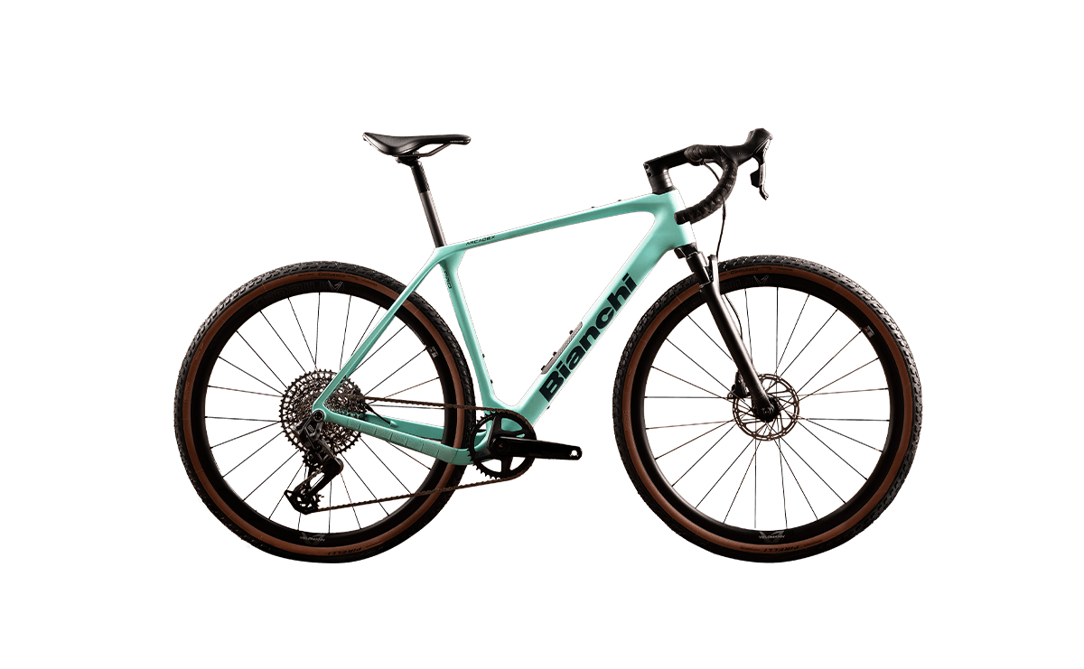 Bianchi ARCADEX PRO GRX820/822 12V HD Karbon Gravel Bisiklet Celeste 53CM