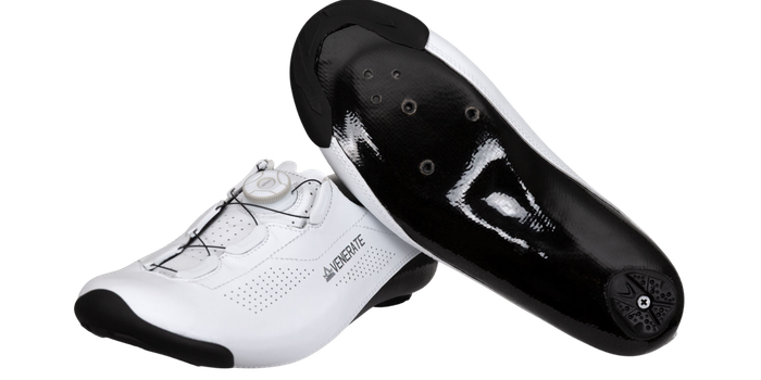 VENERATE FLOW Karbon Bazalt Fırınlanabilir Yol Bisikleti Ayakkabısı (Beyaz)