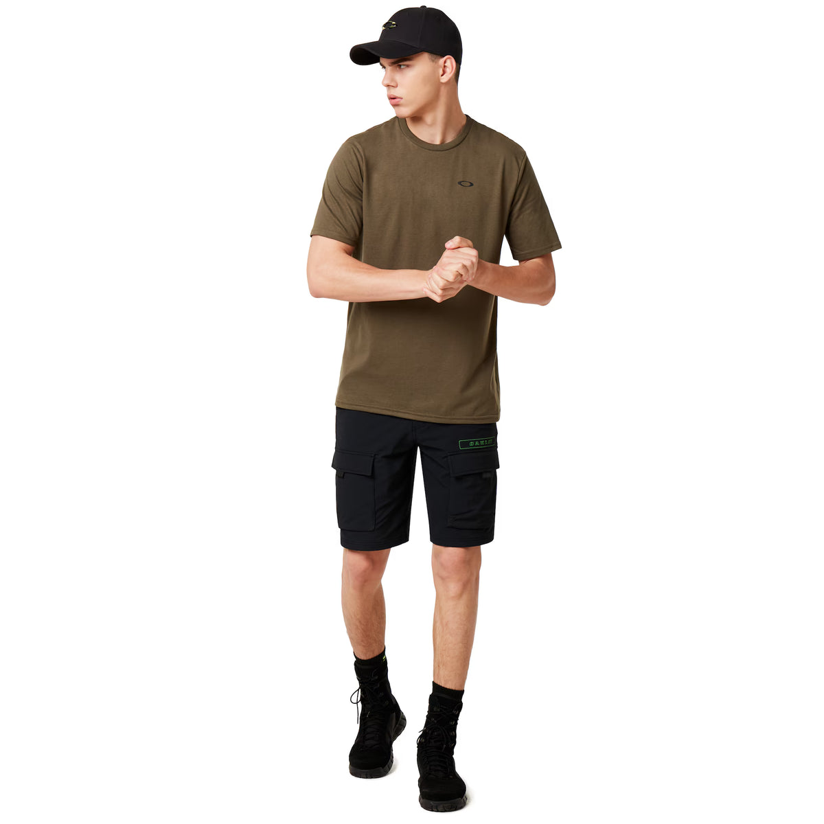 Oakley Tincan Cap 911545-70L Worn Olive Graphic Camo Şapka