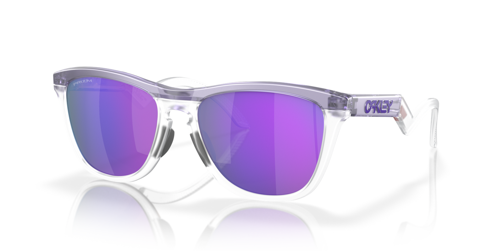 Oakley Frogskins Hybrid Matte Lilac Clear Prizm Violet