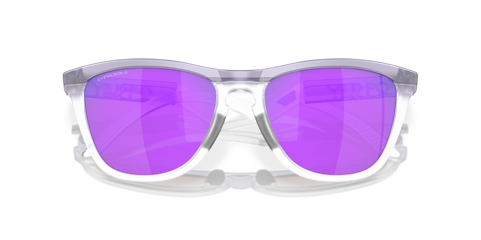 Oakley Frogskins Hybrid Matte Lilac Clear Prizm Violet