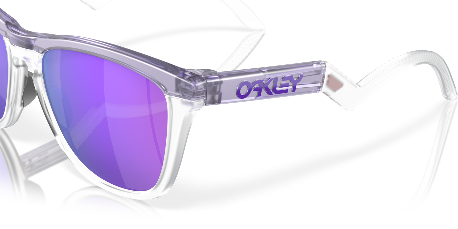 Oakley Frogskins Hybrid Matte Lilac Clear Prizm Violet