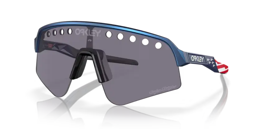 Oakley Sutro Lite Sweep Cycling Sunglasses Matte Navy Prizm Sapphire