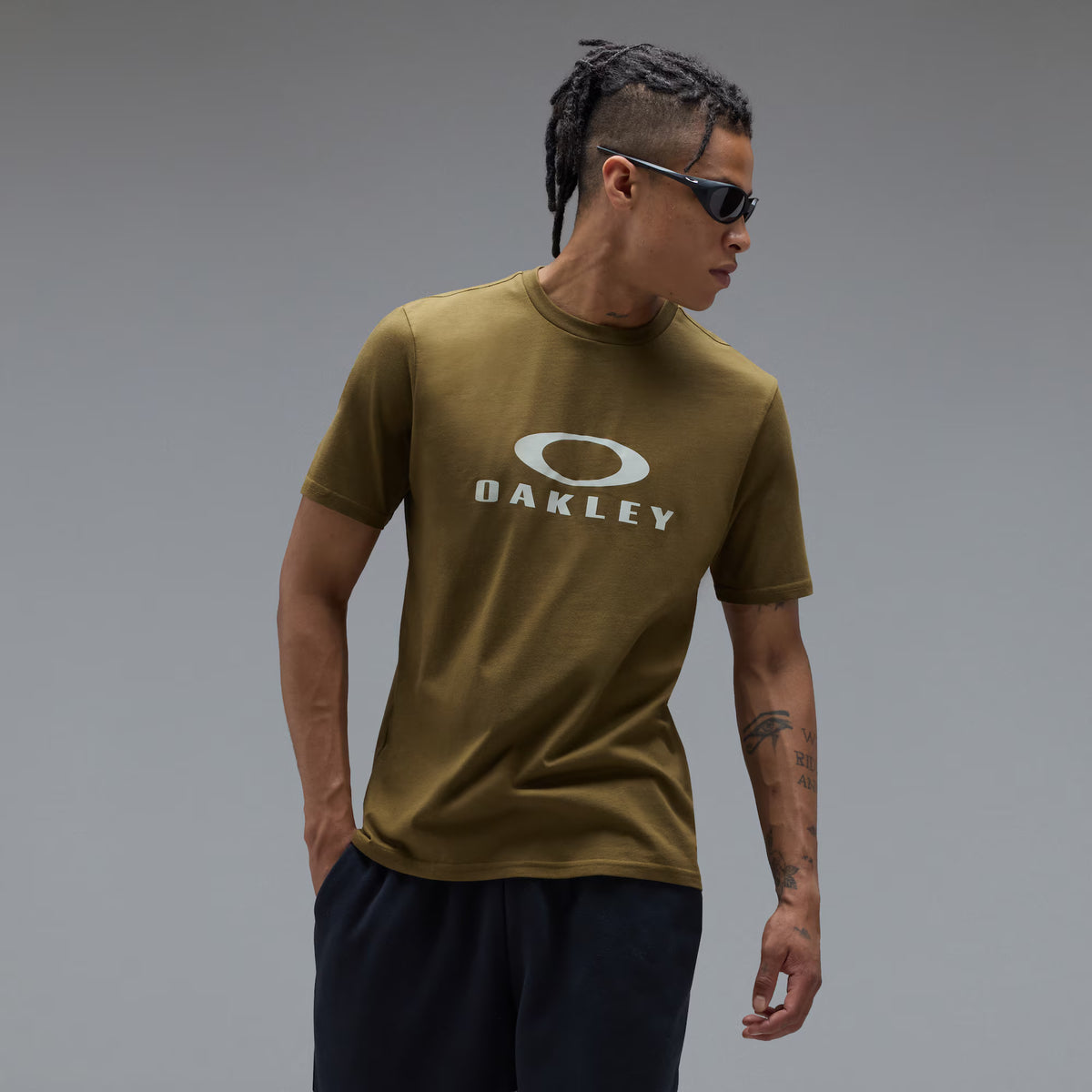 Oakley O Bark 2.0 Erkek Tişört FOA402167-7CE Army Green
