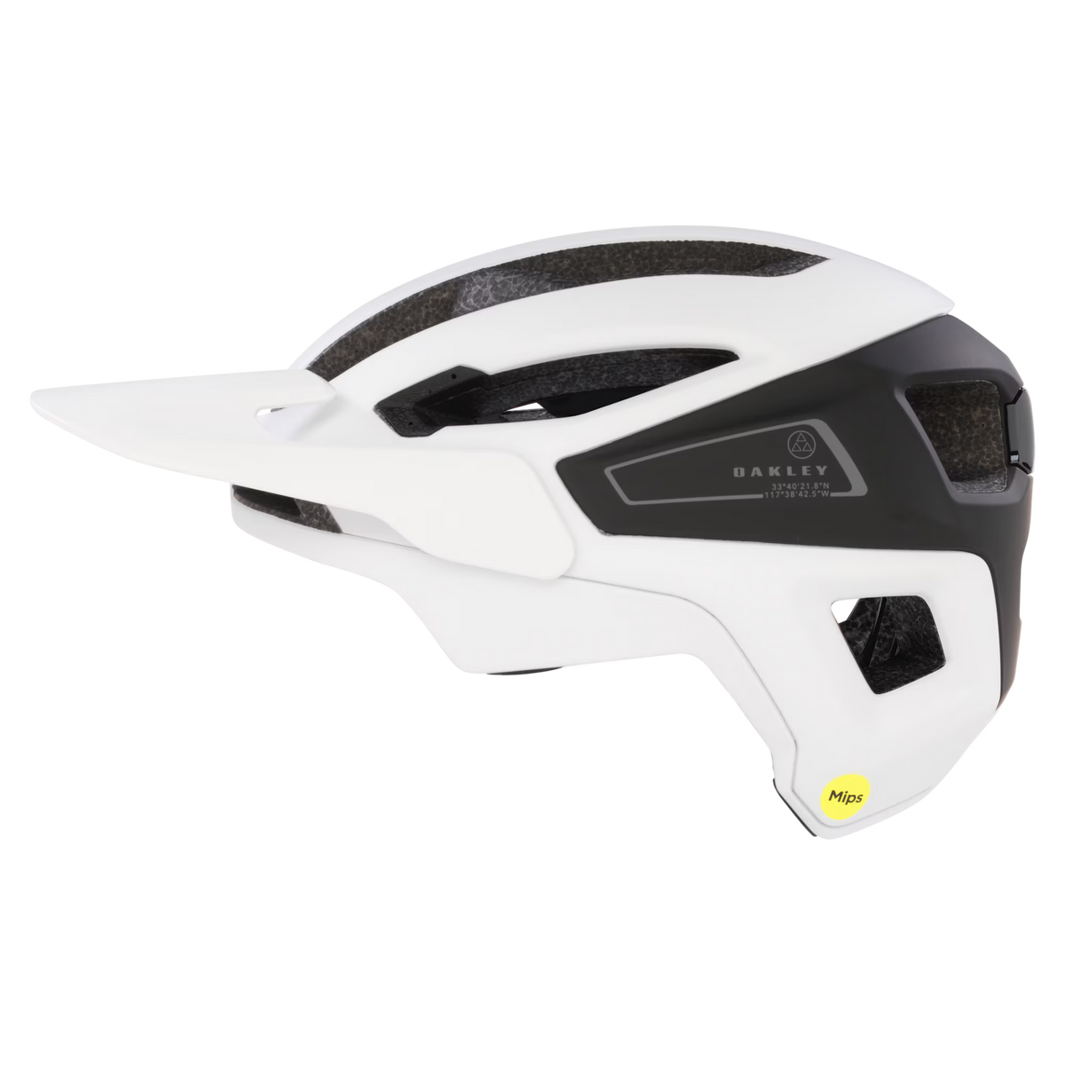 Oakley DRT3 Trail Europe MIPS Ionic+ Bisiklet Kaskı Matte Black / Matte White L 58-61 cm
