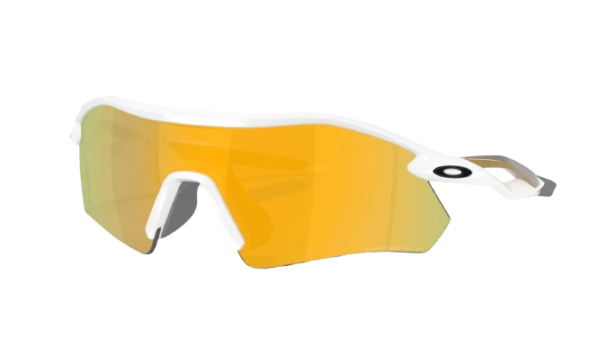 Oakley Radar Plate Polished White Prizm 24K Polarized OO9495-05