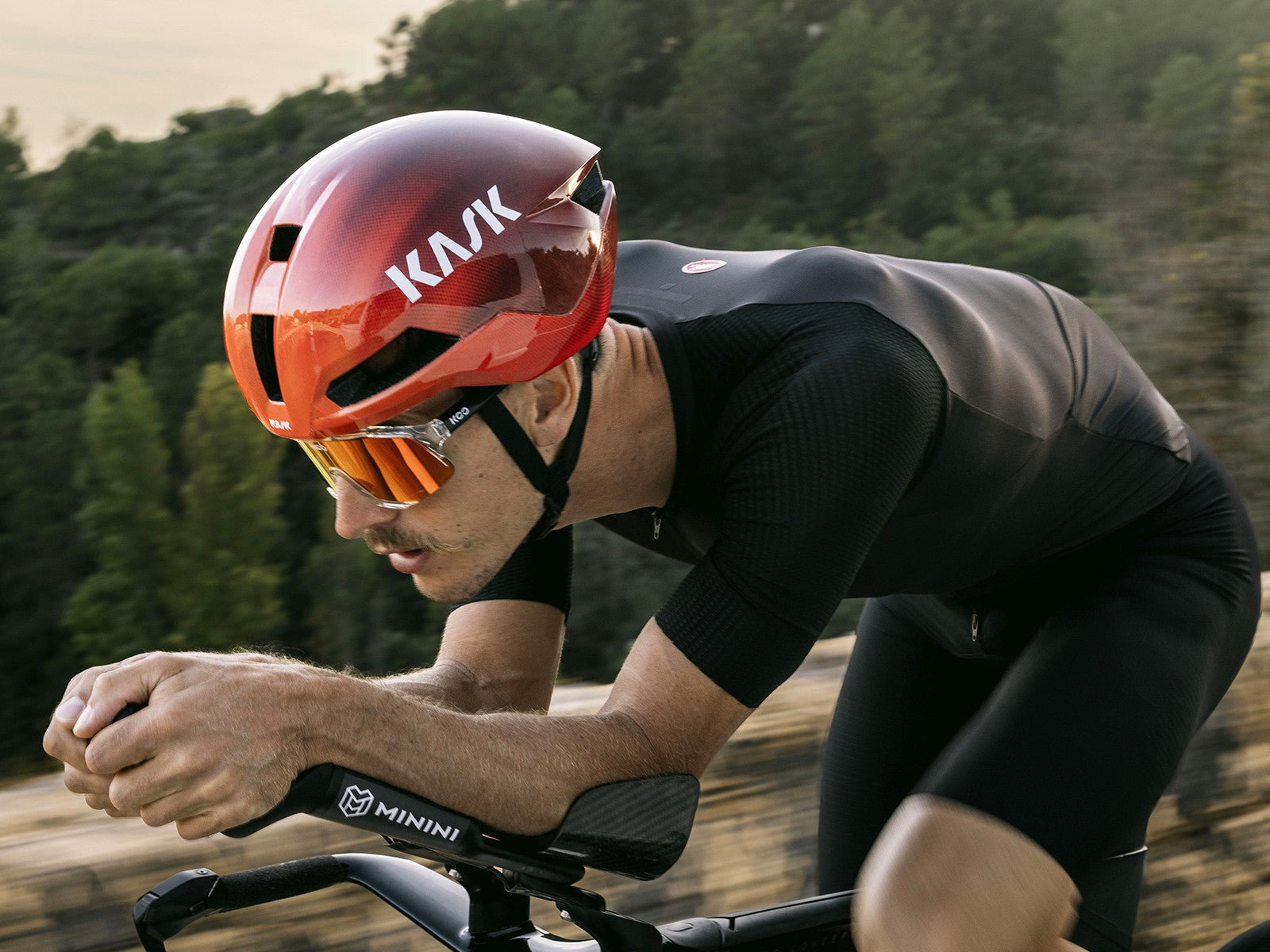 KASK Nirvana Yol Bisikleti Kaskı Turuncu Medium 52-58 cm