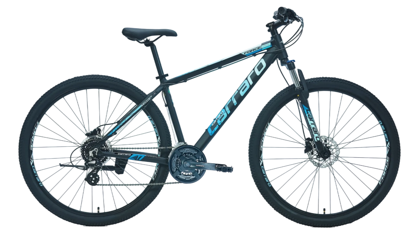 CARRARO Force 750 27,5'' 24V HD Dağ Bisikleti MTB Mat Siyah - Mavi 48CM