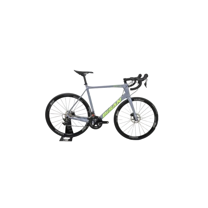 BİSAN Mithra Disc Ultegra Karbon Yol Bisikleti Gri - Sarı 54CM