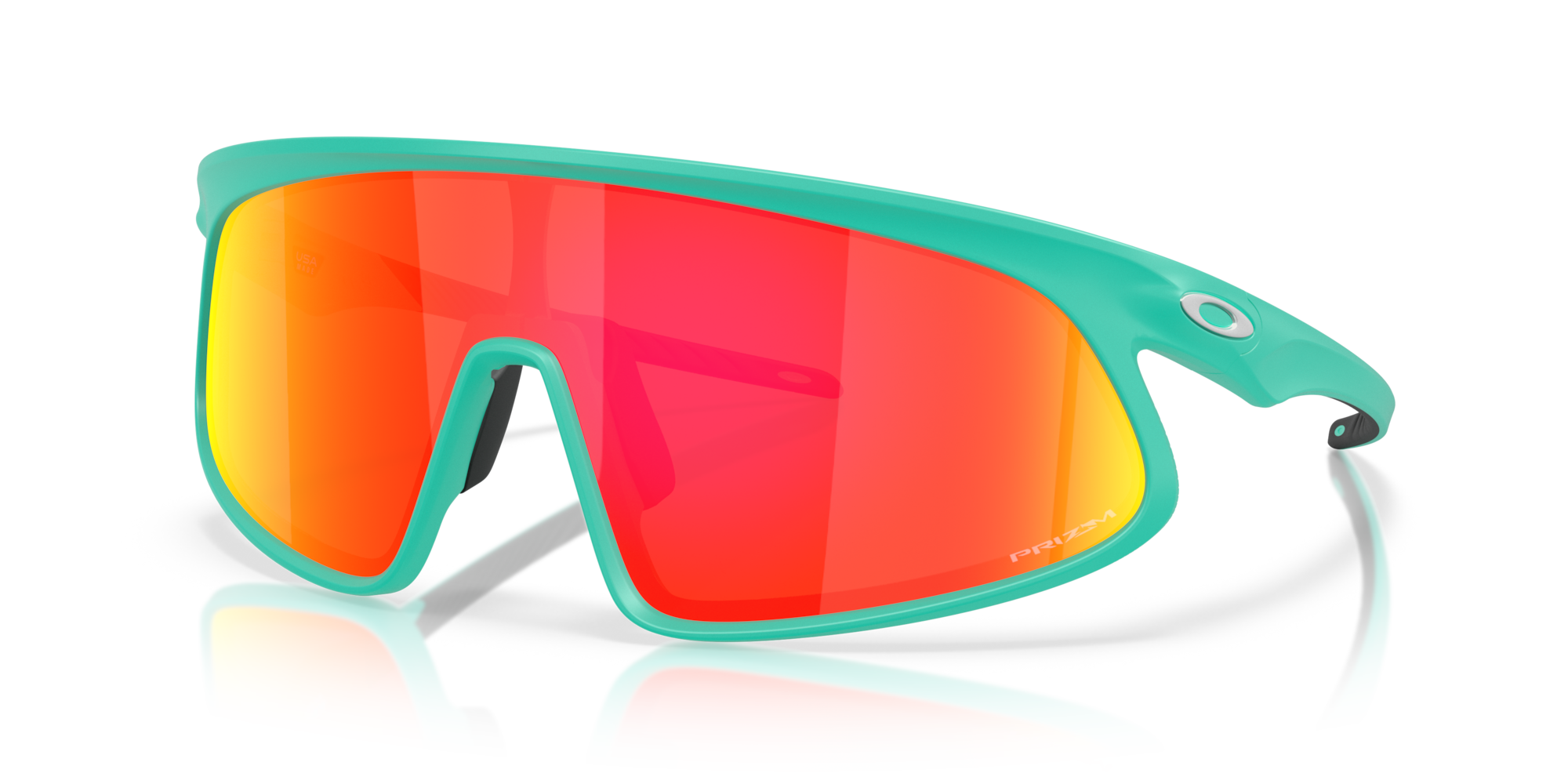 Oakley Sutro Lite Sweep Cycling Sunglasses Matte White Prizm Road Jade