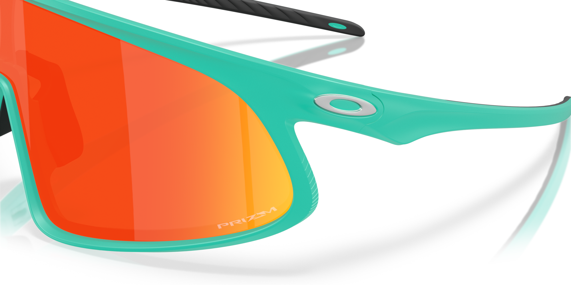 Oakley Sutro Lite Sweep Cycling Sunglasses Matte White Prizm Road Jade