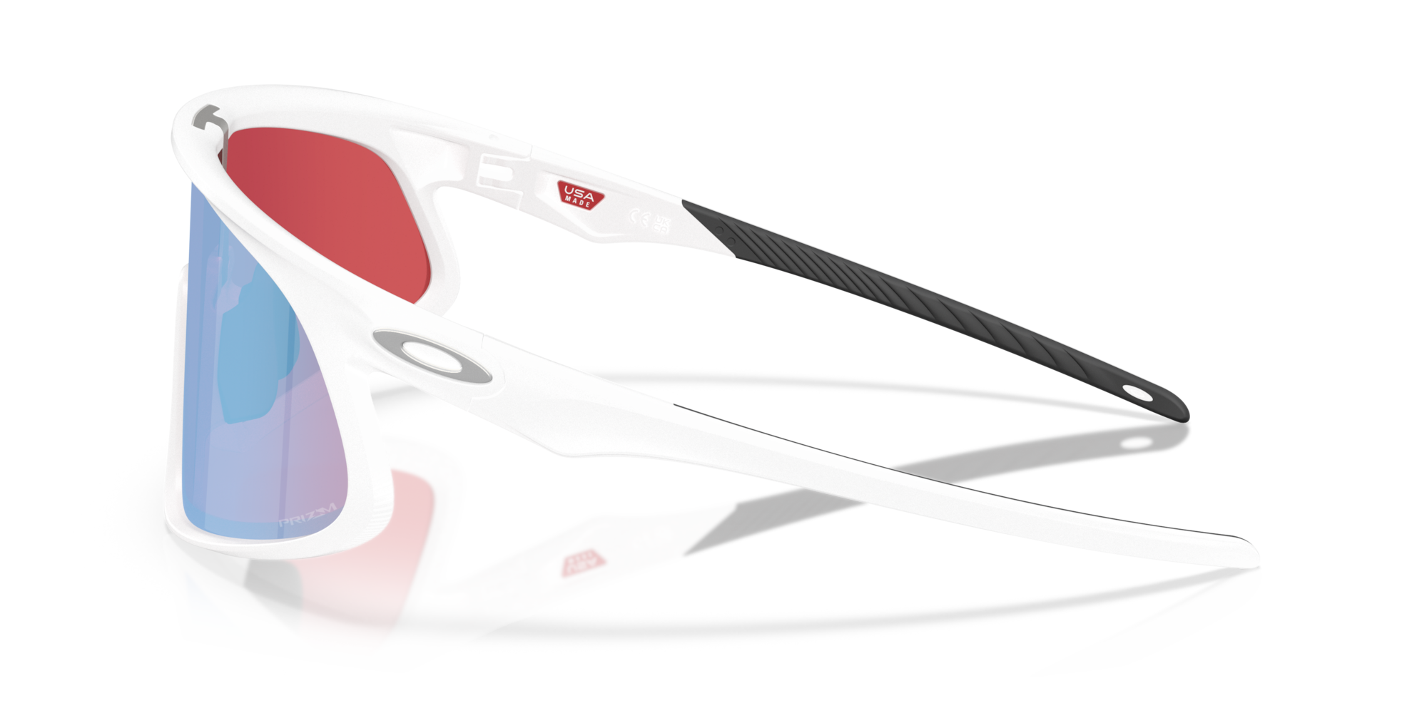 Oakley Sutro Lite Sweep Cycling Sunglasses Matte White Prizm Road Jade